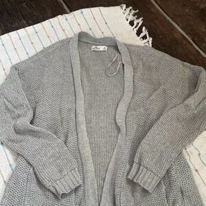 Hollister Heather Gray Women's Cardigan